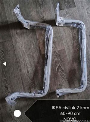 Stenderi i platnena polica novo