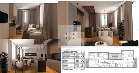 Na prodaju stan u izgradnji na Miseluku 2200e/m2