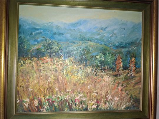 Slika ulje na platnu Mića Veselinović Tarski