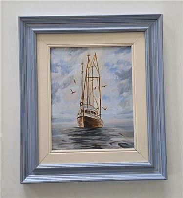 Ulje na platnu - Plovidba ka horizontu