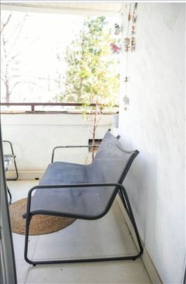 Dvosed i stakleni sto ( bez fotelja) 