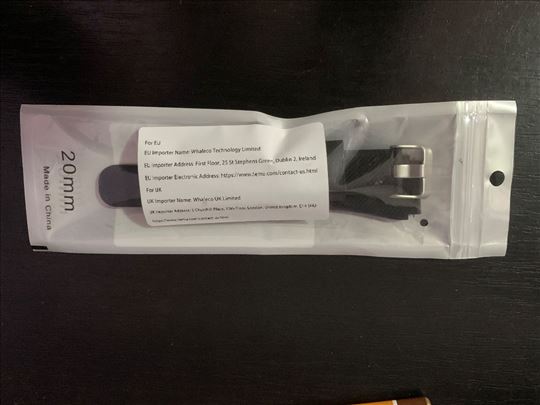 Narukvica 20mm za Samsung, crna