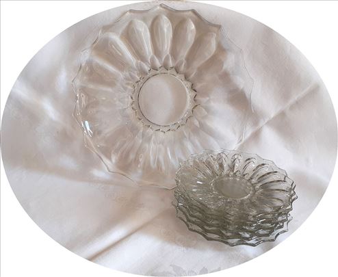 Servis za tortu / kolače od stakla