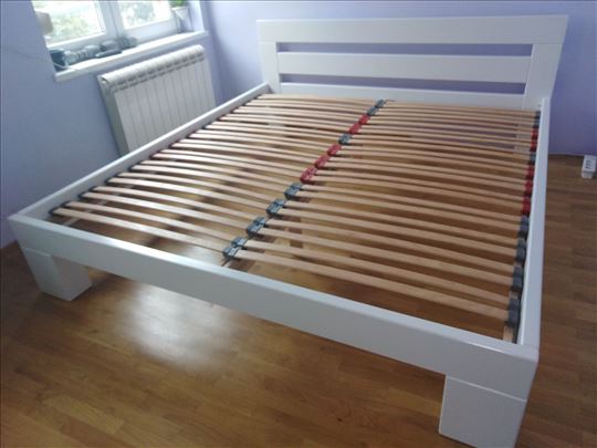 Krevet Quadro u beloj boji 140x190/200