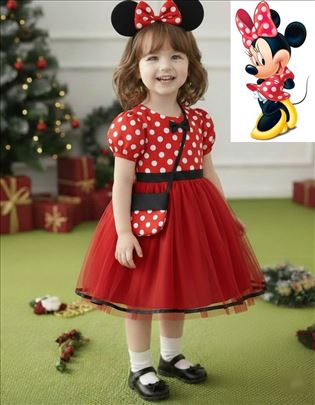 Mini Maus haljina poklon rajf i tašnica kostim m4