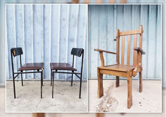 Retro zanimljive stolice 
