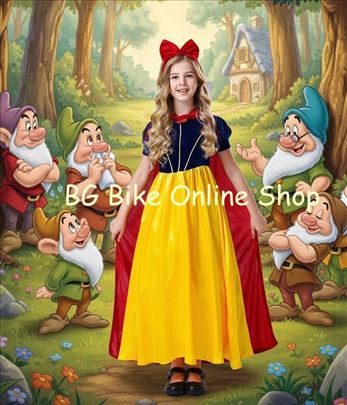 Snežana Snezana kostim za decu duga haljina masken