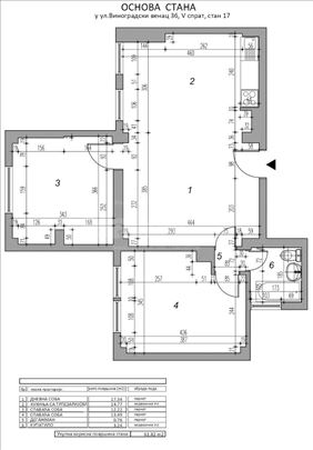 Vinogradski Venac dvosoban stan