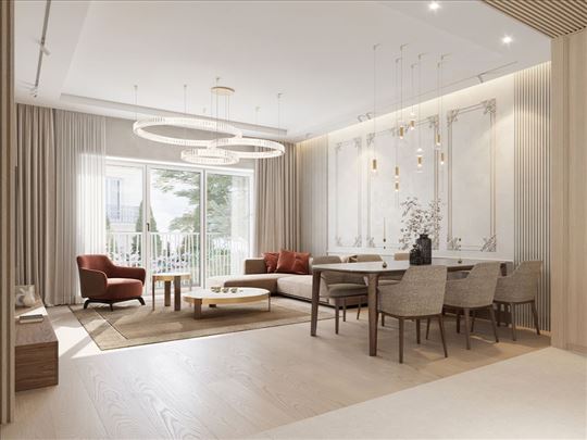 Dvosoban stan na prodaju, 172 m², povučeni sprat