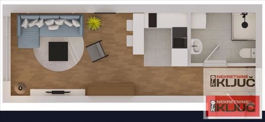 Klisa, 29m2, Garsonjera sa pdv