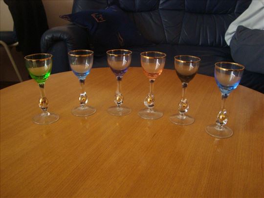 servis 6 čaša-češki kristal