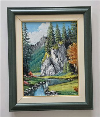 Ulje na platnu - Netaknuta priroda