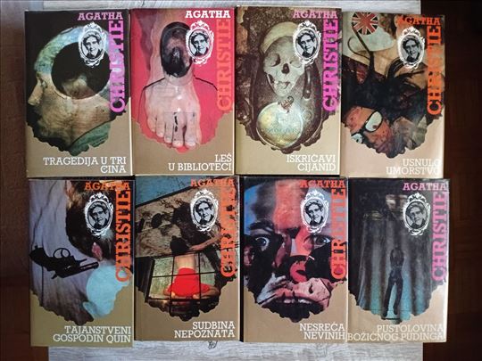 Agata Kristi - komplet 8 knjiga