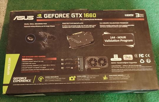 Asus Tuf Gaming GTX 1660 6GB