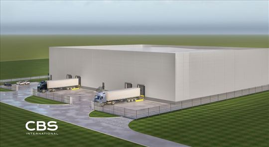 Inđija - skladišni objekat u izgradnji