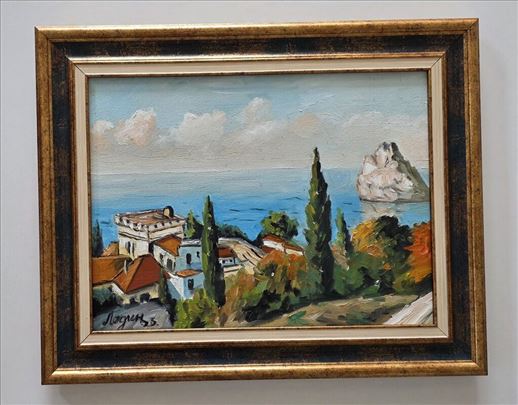 Ulje na platnu - Mediteranska razglednica