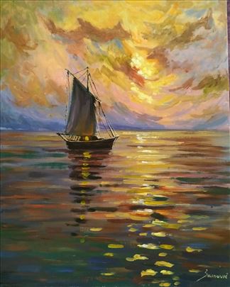 Ulje na platnu, Šainović umetničke slike pejzaži