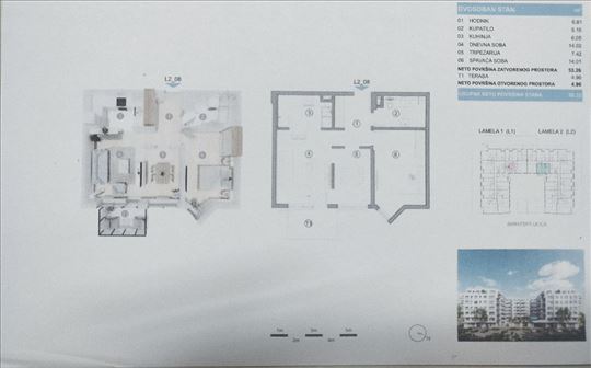 Zemun,dvoiposoban, novogradnja, garaža ,uknjižen