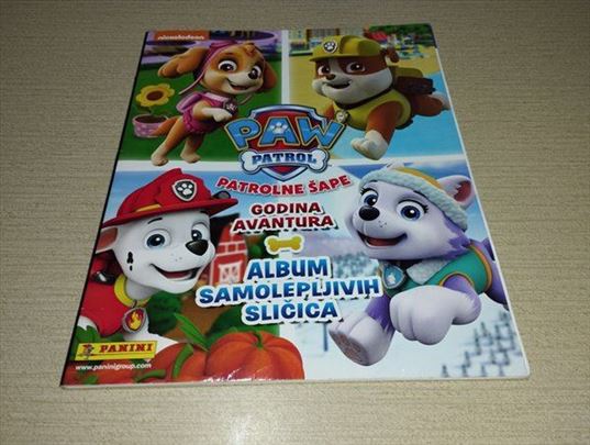 Album za sličice - Patrolne šape Paw Patrols