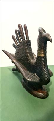 Antička drvena ćurka sa escajgom