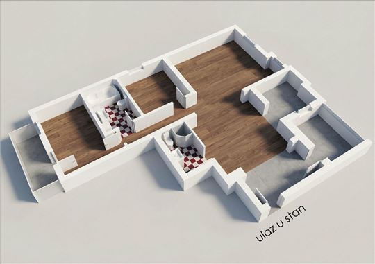 Dalmatinska stan renoviran 100m2, dogovor