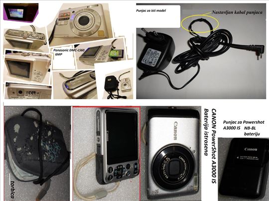 Digitalni foto aparatI Panasonic-Canon 