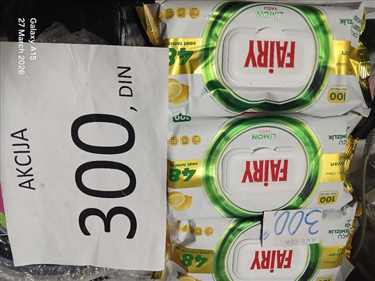 FAIRY Vlažne maramice MARAMICE FAIRY 100 kom FERI