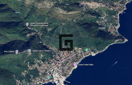 Herceg Novi-Bijela-odličan plac za pogledom! ID#20