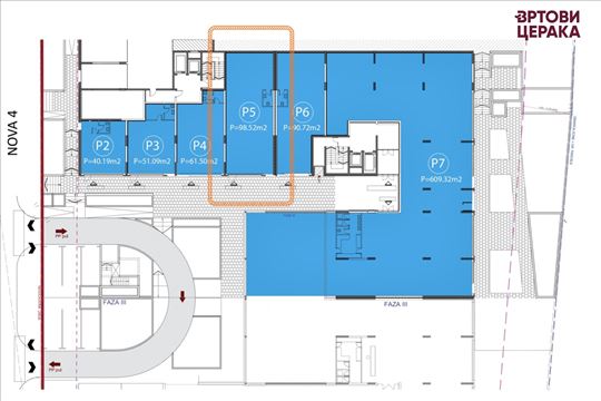 Lokal u novogradnji - 99 m2