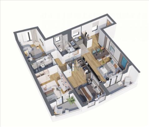 Novogradnja, Bežanijska Kosa, 88.72 m2