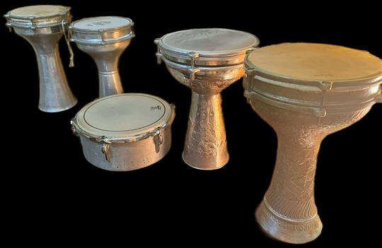 Perkusije – kolekcija djembe, darbuke, bubnjevi