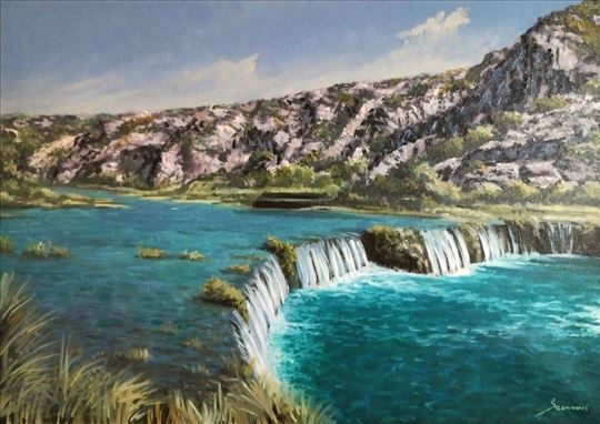 Ulje na platnu Šainović umetničke slike pejzaži