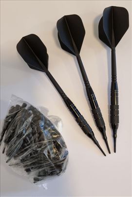3 strelice za pikado (3mm navoj) i 100 vrhova