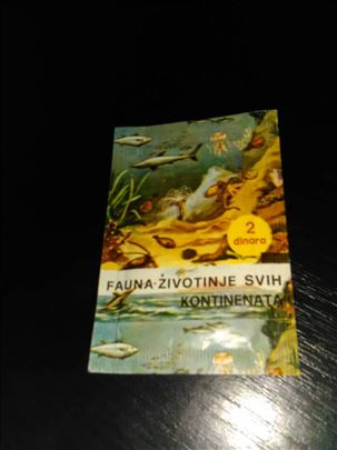 Fauna-Životinje svih kontinenata neotvorena kesica