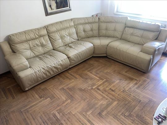 Relax Ugaona Kozna Garnitura 