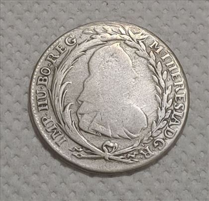 María Theresia 20 kreuzer 1779. god SREBRO 