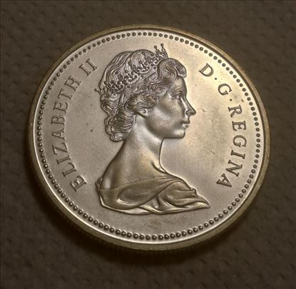 Canada dollar 1974. god SREBRO 