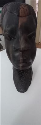 Glava od drveta Ebonovine iz Afrike