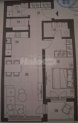 Novi Beograd, Airport garden