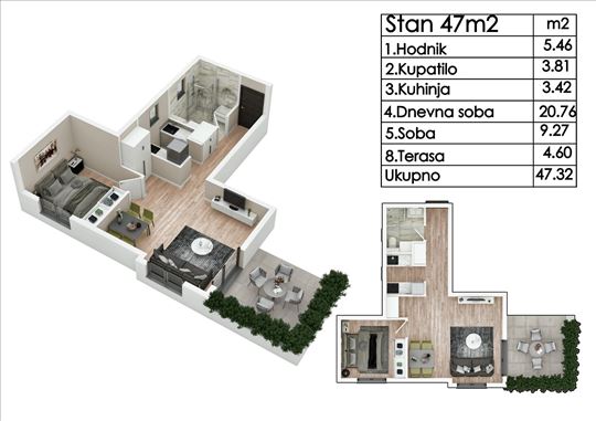 Extra lux stan u izgradnji-Bez provizije