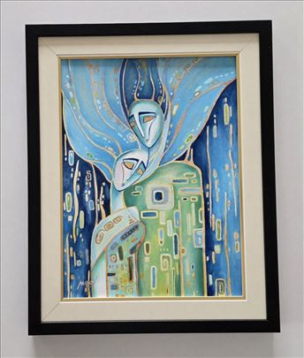 Ulje na platnu - Kod ljubavi, prelepa slika!