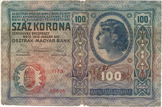 100 korona iz 1912
