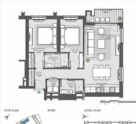 Najbolja struktura u BW, ugaoni stan - panoramski