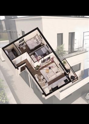 Novi Sad, Veternik, odlican troiposoban stan sa po