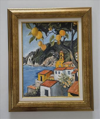 Ulje na platnu - Carolija mora i limuna