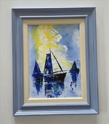 Ulje na platnu - Plavi san, prelepa slika!