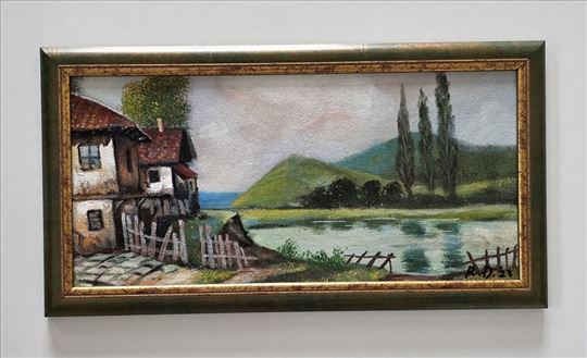 Ulje na platnu - Stari zivot, prelepo!