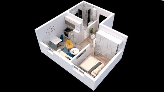 26 m² - Jednoiposoban, Bosanska, Zemun, Parking