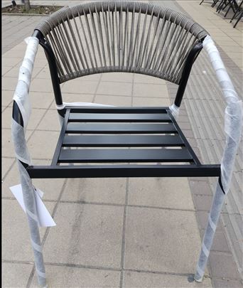 Baštenska Metalna Stolica za Dvorište Terasu Bašt 