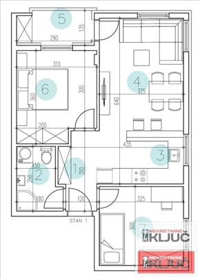 Petrovaradin, 54m2, Dvoiposoban sa pdv
